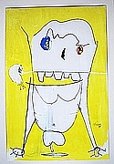 Aqua Work of the Day: Head with Flower
