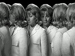 Aqua Work of the Day: Woman in White Perpetually Turning